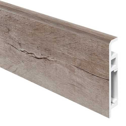 Фото Плинтус Aberhof Luxe Дуб Камелот (70х13х2000 мм)