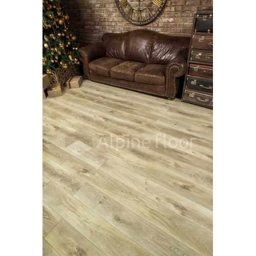 Фото Плитка SPC Alpine Floor Premium XL Дуб Песчаный ABA ECO 7-10, 43 класс (1524х180х8.0 мм)