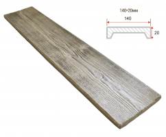 Доска декоративная Модерн Лофт 140х20мм 3,0 метра
