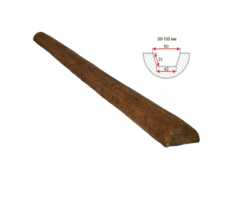 Полубревно декоративное Arno decor рустик, 50х100мм Дуб, длина 3 метра