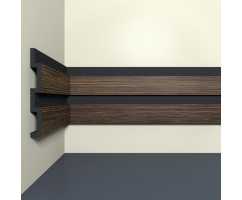 Панель стеновая Bello deco XPS СПЛ 24/3 Орех темный (120*15*3000)