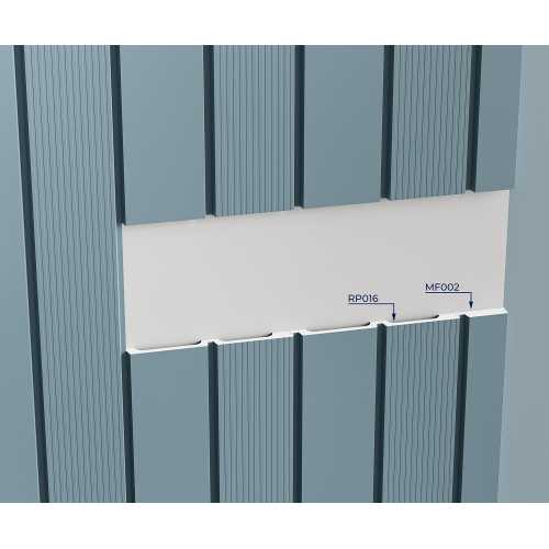 Фото Стеновая панель Cosca RP016 экополимер (156 × 12 × 2800 мм)