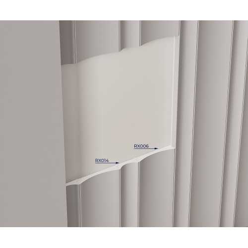 Фото Рейка под покраску Cosca RX014 Белая (31х12х2800 мм)