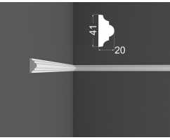 Молдинг МДФ под покраску Deartio M 3.41.20 (41х20х2070 мм)