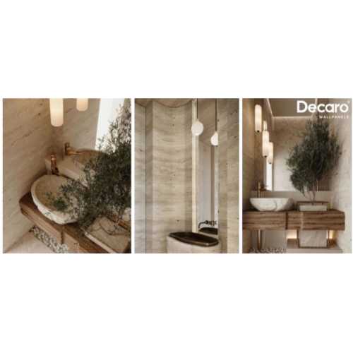 Фото Гибкий камень Decaro WallPanels Flex Stone D1004 Zigzag (1 шт= 1.64 м2)