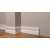 Плинтус напольный Decor Dizayn DD153А под покраску, белый (95*15*2000)