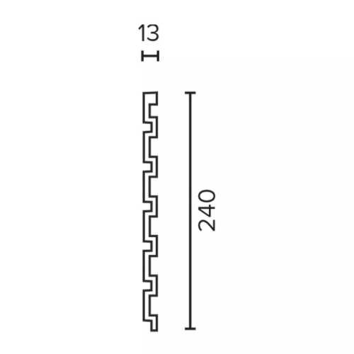 Фото Декоративная панель Decor Dizayn DD916-69 (240х13х3000)