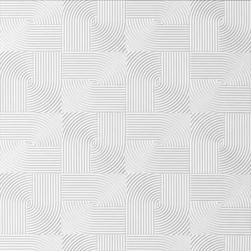 Фото Декоративная панель HIWOOD, Maximum DM625 White (600× 4 × 3000 мм)