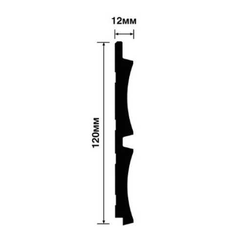 Фото Декоративная панель HIWOOD LV125 MP5 (120 × 12 × 2700 мм)
