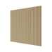 Маленькое фото Стеновая панель квадратная МДФ Ликорн - Полосы, под покраску Бежевый, 500*500*8 мм (4 шт)