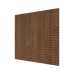 Маленькое фото Стеновая панель квадратная МДФ Ликорн - Пирамида Орех темный, 500*500*8 мм (4 шт)