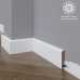 Маленькое фото Белый плинтус напольный МДФ Madest Decor 19-064-12 крашеный (64х12х2400 мм)