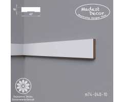 Белый молдинг MDF крашеный Madest Decor M74-040-10