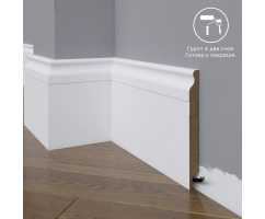 Плинтус напольный под покраску 02-150-18 Madest Decor MDF (150х18х2400 мм)