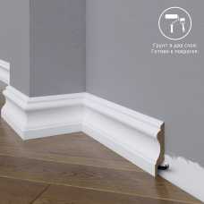 Плинтус в грунте под покраску