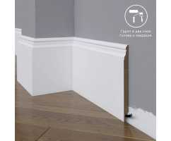 Плинтус напольный под покраску 05-150-12 Madest Decor MDF (150х12х2400 мм) Плинтус напольный под покраску 05-150-12 Madest Decor MDF (150х12х2400 мм)
