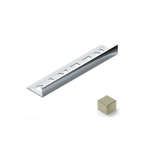 Фото Профиль L-образный алюминий 8 мм Neexy PV01-16 (титан матовый), 2.7 метра