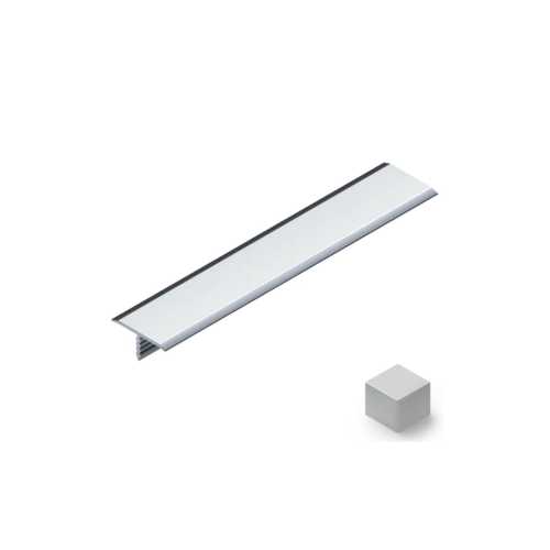 Фото Профиль Т-образный плоский алюминий 15 мм Neexy PV35-41 (Белый муар), 2.7 метра