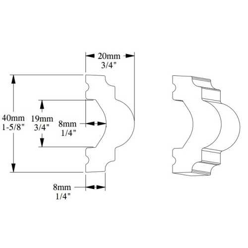 Фото Молдинг гибкий под покраску Orac decor PX120 Flex (40*19*2000)