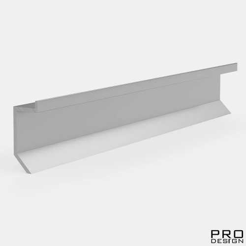 Фото Теневой плинтус Pro Design Slim 723 Анодированный (24*10*2700)