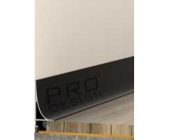 Плинтус щелевой Pro Design Corner L584 Анодированный черный