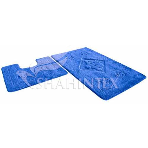 Фото Набор ковриков Shahintex PP Lux Синий 56 (60x100+60x50 см)