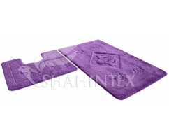 Набор ковриков Shahintex PP Lux Фиолетовый 61 (60x100+60x50 см) Набор ковриков Shahintex PP Lux Фиолетовый 61 (60x100+60x50 см)