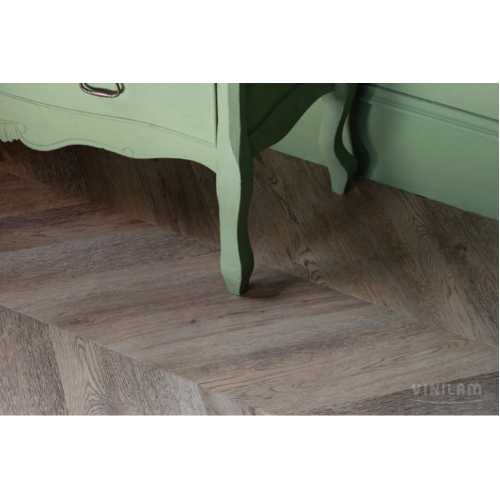 Фото Плитка ПВХ Vinilam Chevron Шампань RI153616CL4, 43 класс (1293х305х8.5 мм)