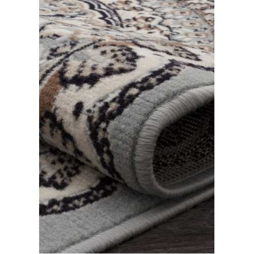Фото Ковер Merinos Sierra D504, BLUE-BROWN овал 2,00*4,00