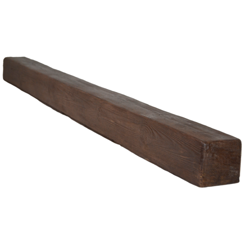 Фото Балка декоративная из полиуретана Arno Decor Модерн 120х120мм Дуб темный, длина 3м