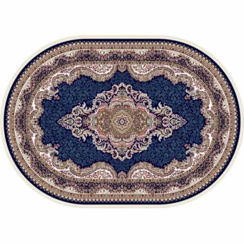 Фото Ковер Isfahan Merinos D506, NAVY 2,0*2,85 овал
