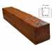 Маленькое фото Балка декоративная из полиуретана Arno Decor Рустик 100х100мм Орех, длина 3м