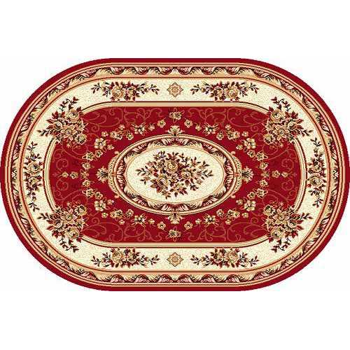 Фото Ковер Merinos Laguna 5444 red овал 2,00*3,00