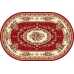 Маленькое фото Ковер Merinos Laguna 5444 red овал 2,00*3,00