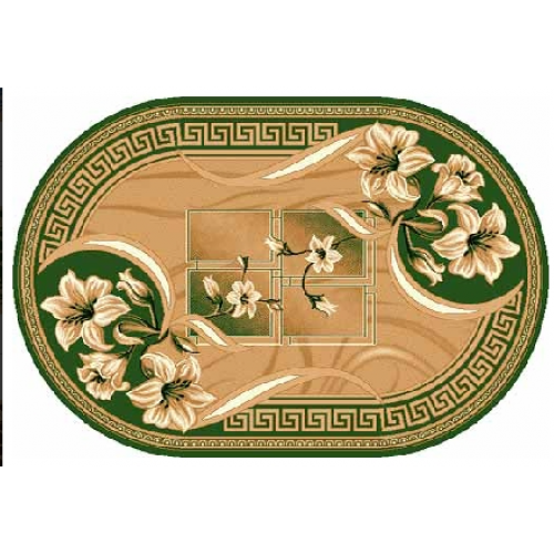 Фото Ковер Merinos Laguna d187 GREEN 1,50*3,00 овал