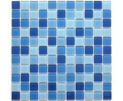 Мозаика стеклянная Bonaparte Navy blu 25х25 (300х300х4 мм) Мозаика стеклянная Bonaparte Navy blu 25х25 (300х300х4 мм)