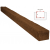Балка декоративная из полиуретана Arno Decor Рустик 145х120мм Дуб, длина 2м