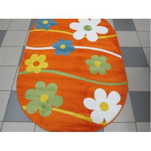 Фото Ковер Merinos Crystal 1021 Orange 1,20*1,80 овал
