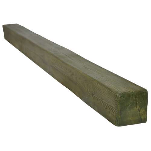 Фото Балка декоративная из полиуретана Arno Decor Модерн 145х145мм Дуб болотный, длина 1м