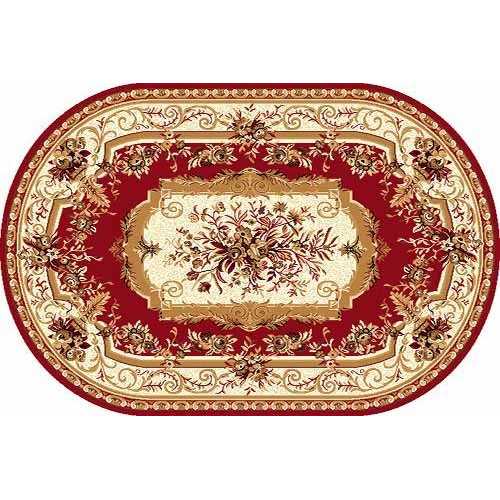 Фото Ковер Merinos Laguna 5439  RED 2,50*3,50 овал