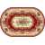 Ковер Merinos Laguna 5439  RED 2,50*3,50 овал