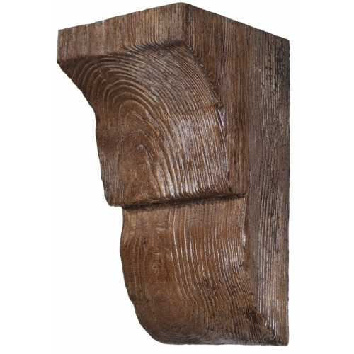Фото Консоль рустик 150х275мм (для балки на 195мм) Дуб темный