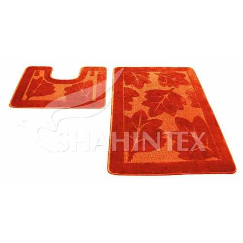 Фото Набор ковриков Shahintex PP Оранжевый 63 (50*80+50*50 см)