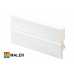 Маленькое фото Плинтус напольный МДФ Maler Белый 10800, высота 70 мм