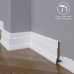 Маленькое фото Плинтус напольный под покраску 08-088-16 Madest Decor MDF (88х16х2400 мм)