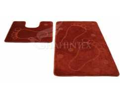 Набор ковриков Shahintex PP Кирпичный 51(50*80+50*50 см) Набор ковриков Shahintex PP Кирпичный 51(50*80+50*50 см)