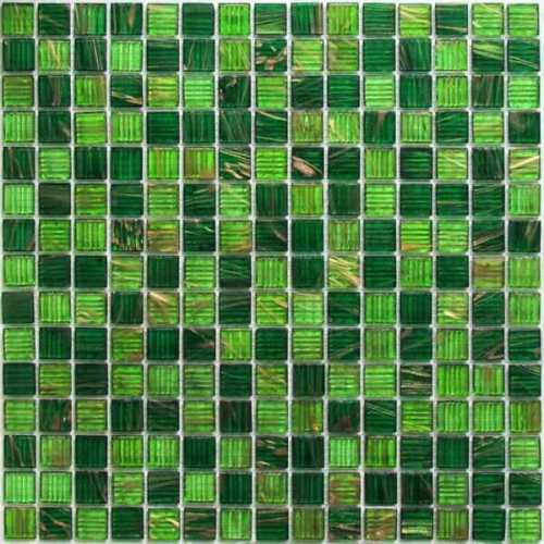 Фото Мозаика стеклянная Bonaparte Verde 20х20 (300х300х4 мм)