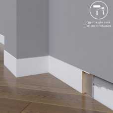 Плинтус MDF 25-058-10 под покраску (вставка в скрытый плинтус) Плинтус MDF 25-058-10 под покраску (вставка в скрытый плинтус)