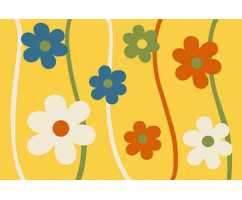 Ковер Merinos Crystal 1021 1,20*1,80 YELLOW