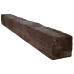 Маленькое фото Балка декоративная из полиуретана Arno Decor Рустик 195х195мм Дуб темный, длина 3м